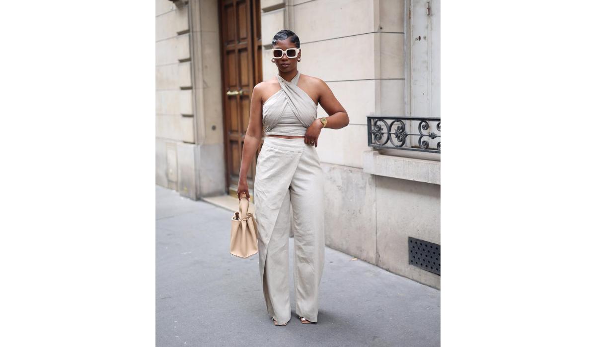 Conjunto de linho feminino - Achadinhos Bohochic