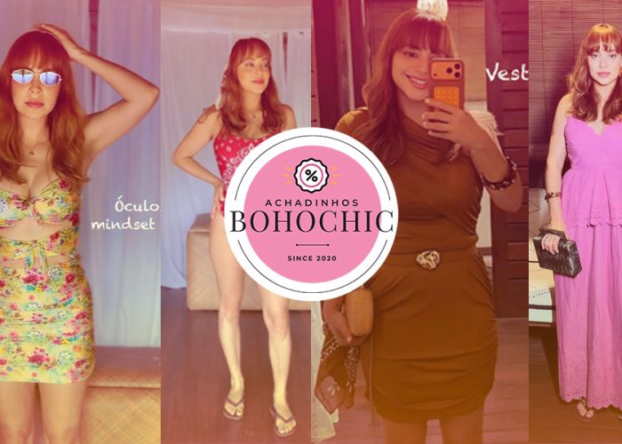 look de praia 2026 Achadinhos Bohochic
