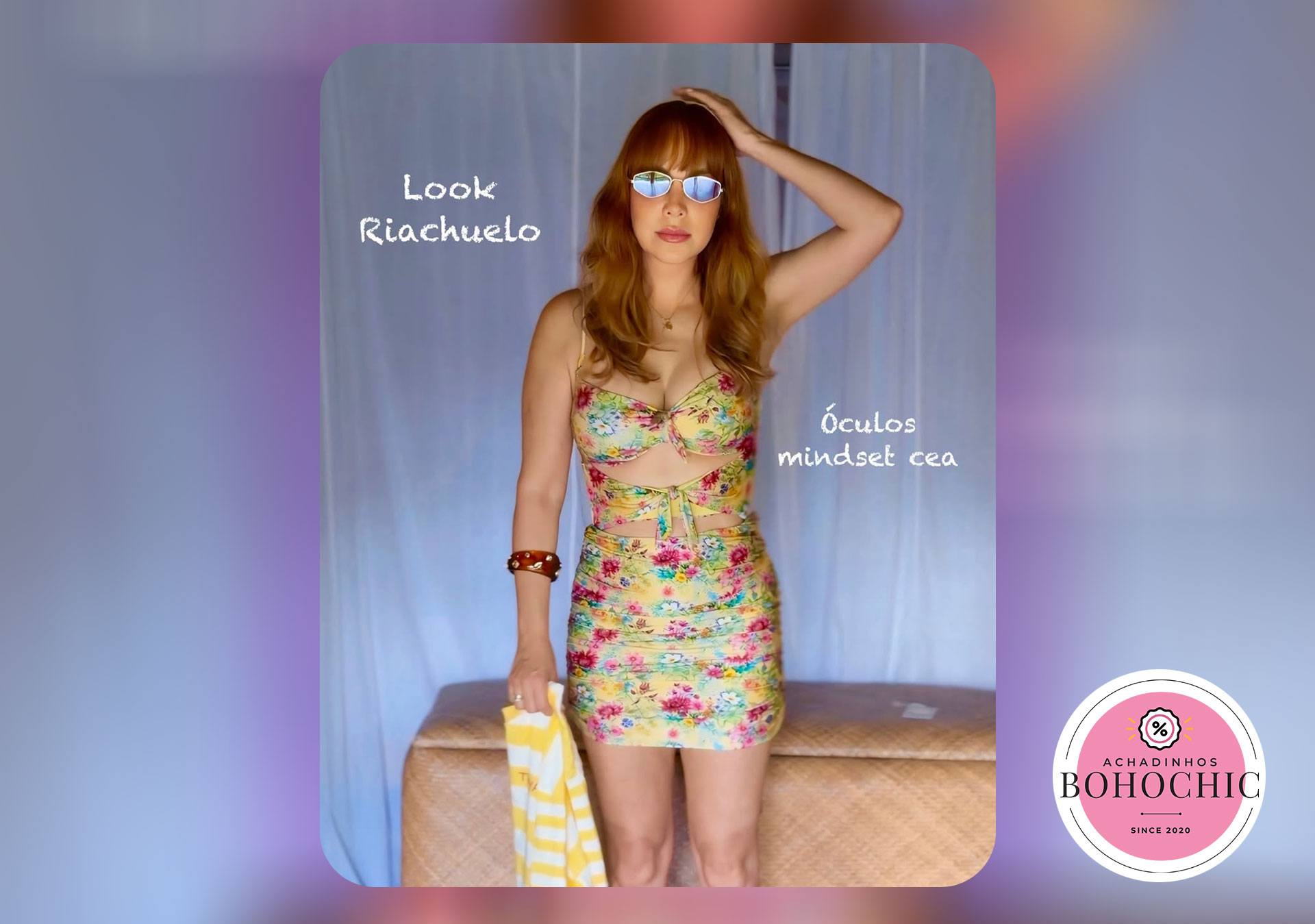 look riachuelo + óculos mindset cea Achadinhos Bohochic