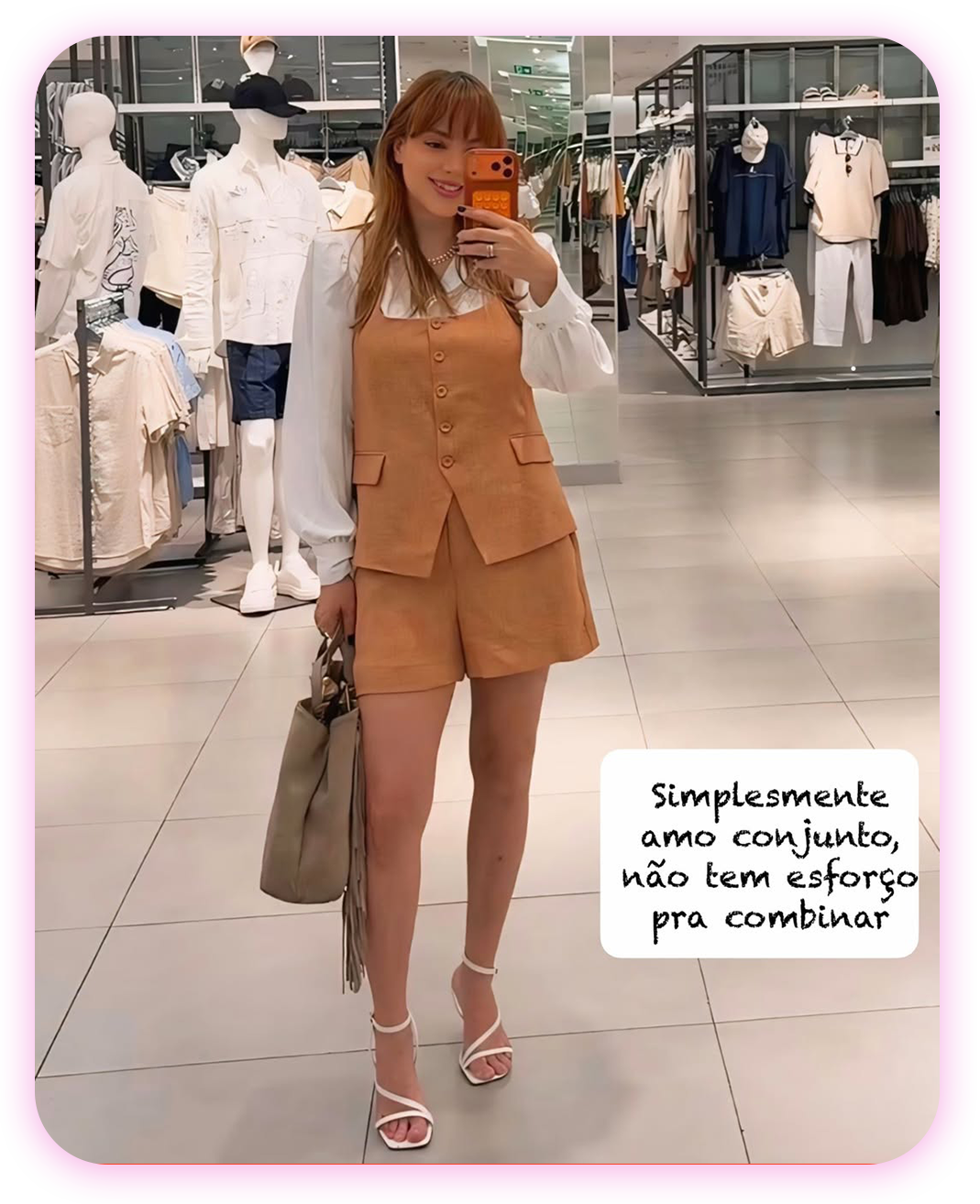 Colete marrom fevereiro 2026 - Achadinhos Bohochic