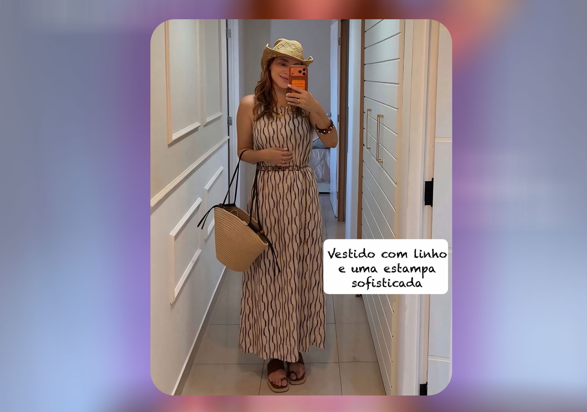 Vestido de linho fevereiro 2026 - Achadinhos Bohochic