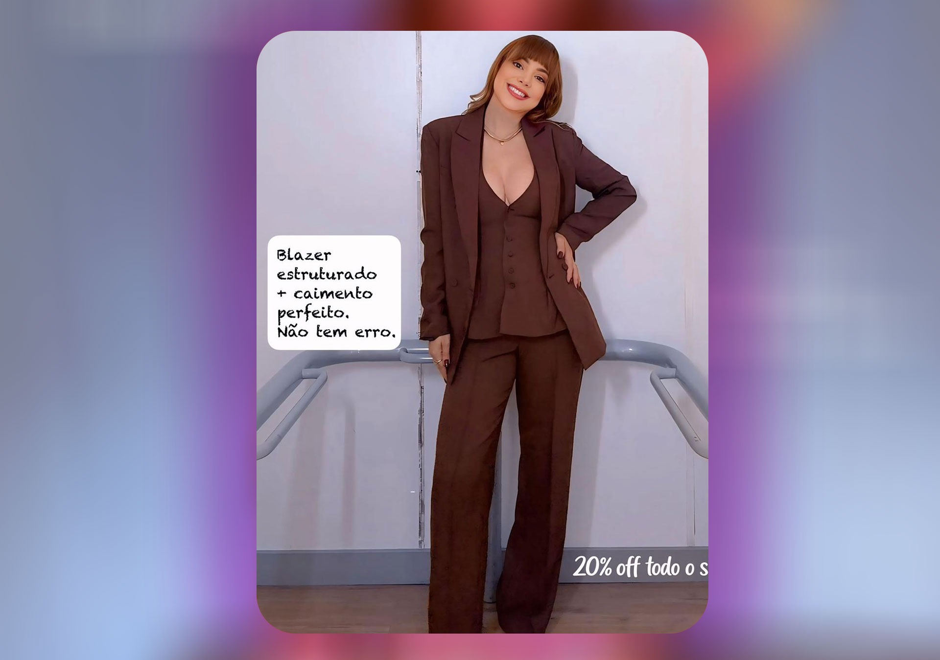 Blazer Vinho E Calça vinho Renner - Achadinhos Bohochic