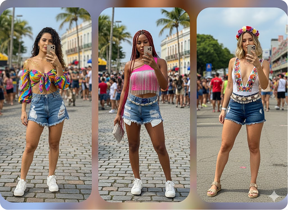 Shorts jeans desfiado - Achadinho Bohochic